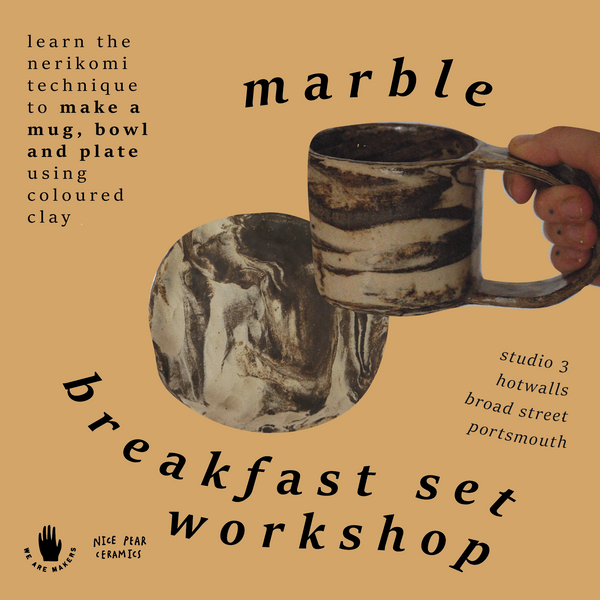 Marble Clay Breakfast Set | Pottery Workshop | 7/9/25