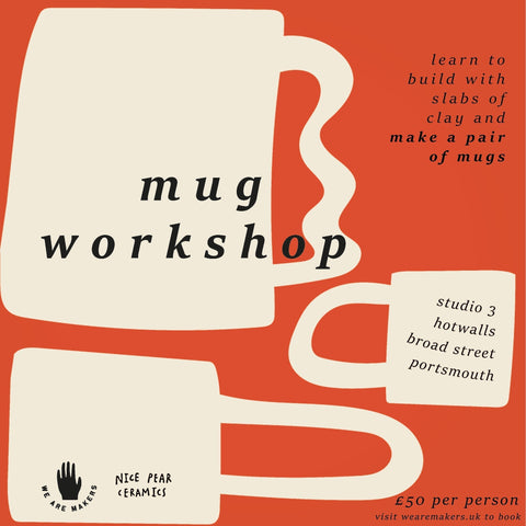 Make a Set of Mugs | Ceramics Workshop | 3/12/23