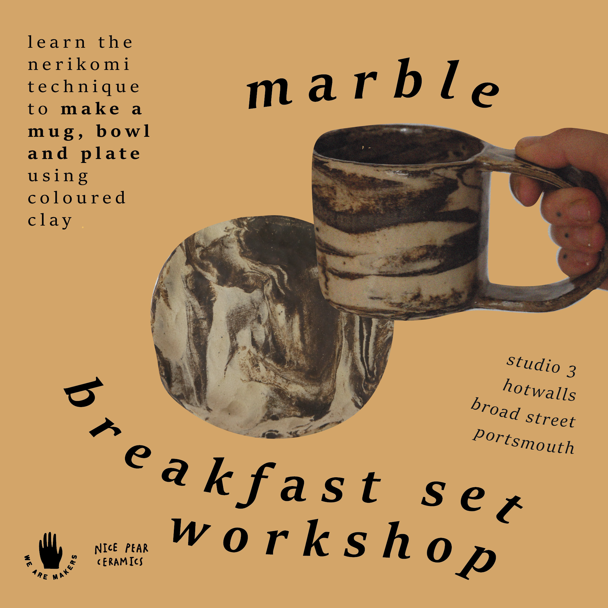 Marble Clay Breakfast Set | Pottery Workshop | 18/3/25