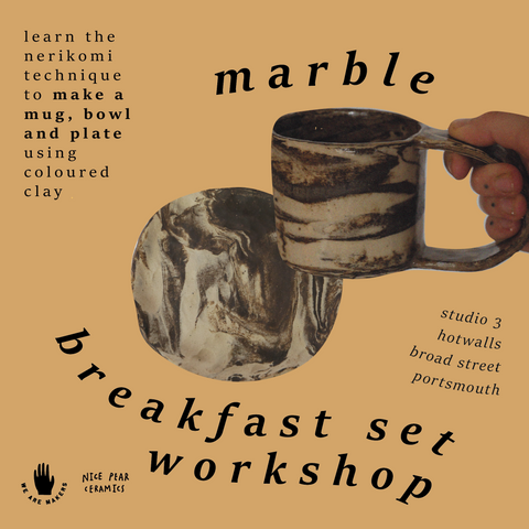 Marble Clay Breakfast Set | Pottery Workshop | 13/10/24