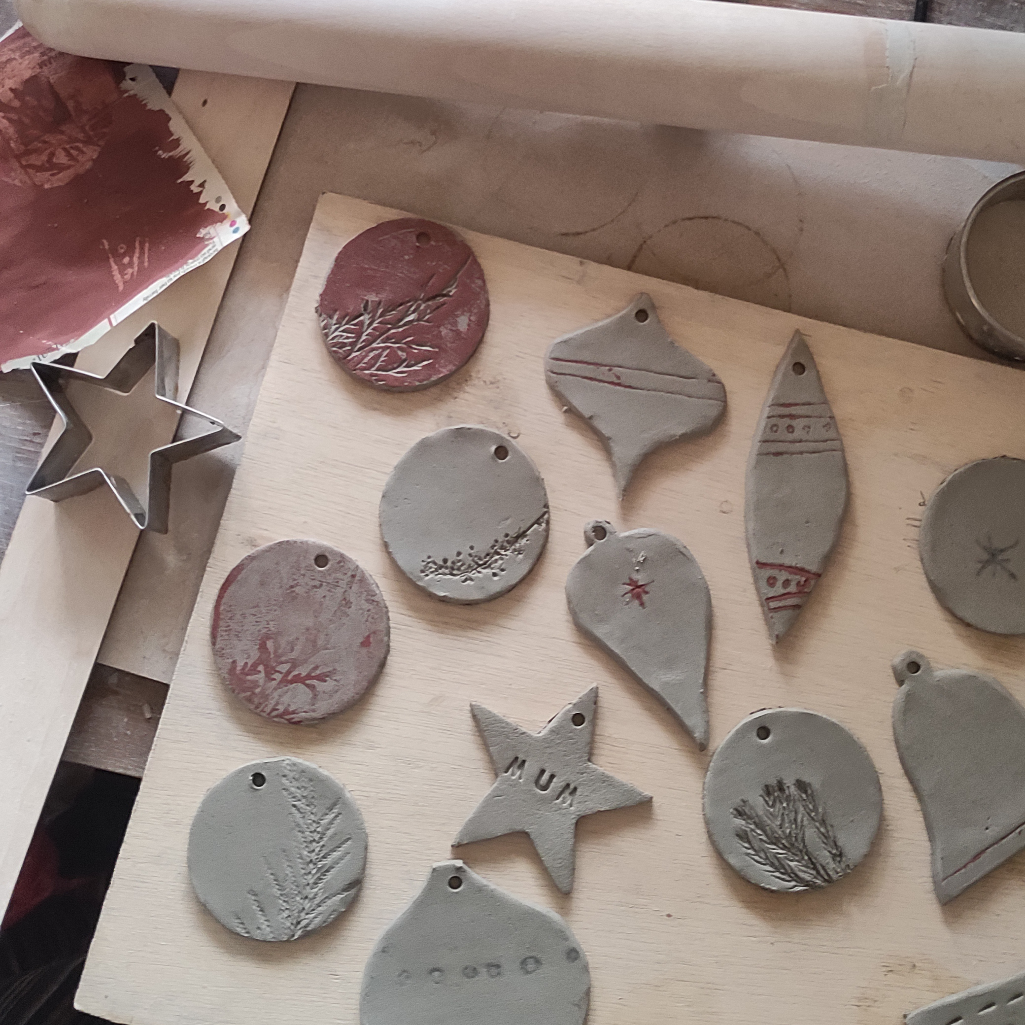 Christmas Hanging Decorations | Ceramics Workshop | 4/12/24